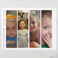 Add your Child's Name and Photo Bookmarks