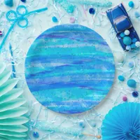 Blue, Purple, Aqua marine  Paper Plates