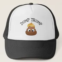 Dump Trump Poop pile "anti-trump" Political Humor Trucker Hat