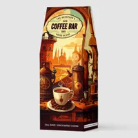Steampunk Coffee Art for Home or Business ID1125