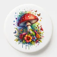 Cute Frog ,Flowers, Butterflies and Mushroom  PopSocket