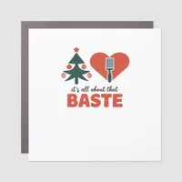 All About That Baste Christmas Classic Retro Look Car Magnet