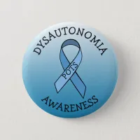 Dysautonomia Blue Awareness Ribbon Pin