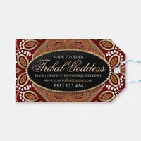 Tribal Earth Goddess Business Promotion Gift Tags