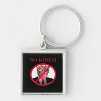 No Kings Anti Classic Creative Graphic Keychain