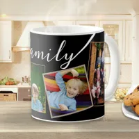 4 Photos Custom Family Themed Photo Collage Coffee Mug