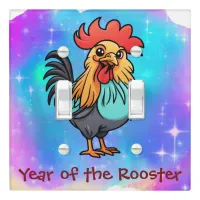 Cute Kawaii Chinese Zodiac Year of the Rooster | Light Switch Cover