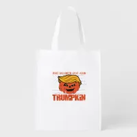 Trumpkin Usa Make Halloween Great Again Funny Grocery Bag