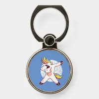 Dabbing Unicorn Phone Ring Stand