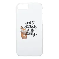 Eat Drink And Be Scary Funny Trendy iPhone 8/7 Case