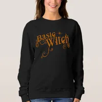 Modern Basic Witch Gothic Costume Halloween Sweatshirt