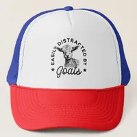 Easily Distracted by Goats Trucker Hat