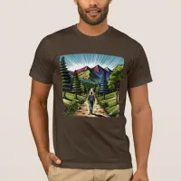 Man Hiking the Trails T-Shirt