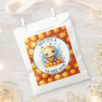 Honey bee themed Boy's Baby Shower  Favor Bag