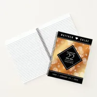 Elegant 22nd Copper Wedding Anniversary Notebook