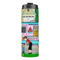 A Hot Summer Day | A Whimsical Illustration Thermal Tumbler