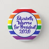 Elizabeth Warren for President 2020 Button