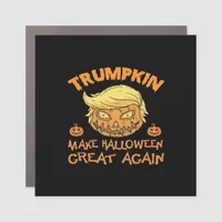 Trumpkin Halloween Pumpkin Car Magnet