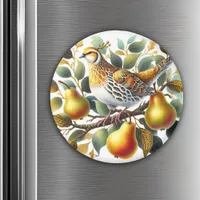 A Partridge in a Pear Tree Christmas Magnet