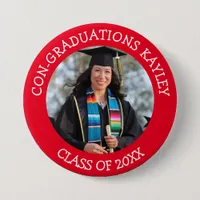 Congraduations Graduate name and photo    Button