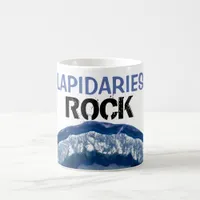 *~* LAPIDARIES ROCK Crystal Geode Lapidary Agate Coffee Mug