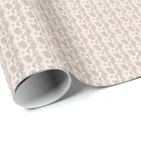 Adorable Baby Rabbits Pink Wrapping Paper