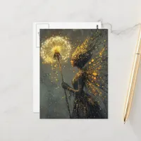 Dandelion Fairy Fantasy Postcard