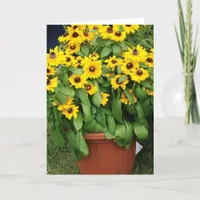 Yellow Flowers Card