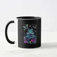Frog Aesthetic Cottagecore Goblincore Reading Mug