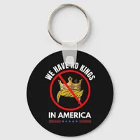 No Kings In America United States Independence Ret Keychain