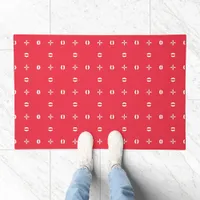 Christmas Holiday Charm Pattern 09 -  Doormat