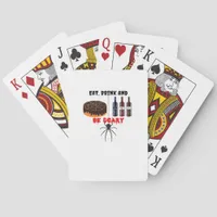 Eat Drink And Be Scary Retro Classic Poker Cards