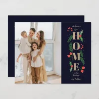 Budget New Home for Holidays Photo Moving Card