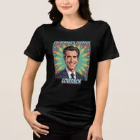 California's Favorite Governor | Gavin Newsom Tri-Blend Shirt