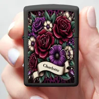 Pure Bloom Decor: Tattoo Art Creation Zippo Lighter