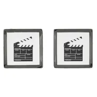 Clapper Board Fun Movie Director Cameraman Cufflinks