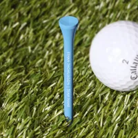 Team member and Club Name White writing Golf Tees