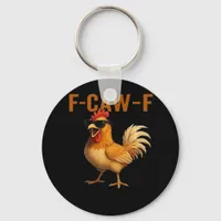 F-Caw-F Chicken Classic Aesthetic Design Keychain