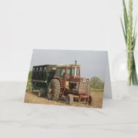 Old Tractor Card
