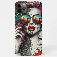 Grunge Art | Fractured Woman Abstract iPhone 11 Pro Max Case