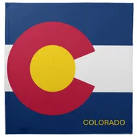 Colorado State Flag Cloth Napkin