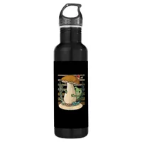 Cottagecore Mushroom Forest Toad Goblincore Mycolo Stainless Steel Water Bottle