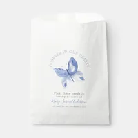 Butterfly Wildflower Seed Memorial Funeral Favor Bag