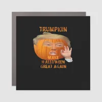 Trumpkin Pumpkin Make Halloween Great Again  Car Magnet