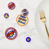 Personalized Super Power Birthday Party Confetti