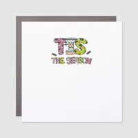 Tis The Season Cute Halloween Design Car Magnet