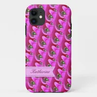 Pink Girly Dreams Pattern iPhone 11 Case