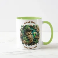 Enchanted Evening of Ale A Leprechauns Toast  Mug