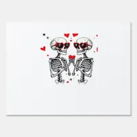 Skeleton Heart Hands For Trending Sign