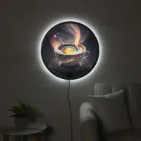 Cosmic Sips: Celestial Journey through the Galaxy LED Sign